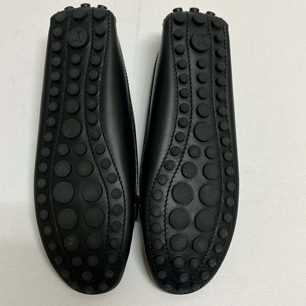 Louis Vuitton black leather driving loafers - Picture 7 of 15